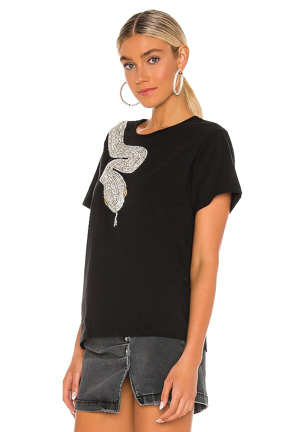 view 2 of 5 T-SHIRT GRAPHIQUE in Black