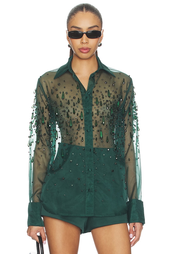 view 1 of 5 Aubriella Shirt in Pine