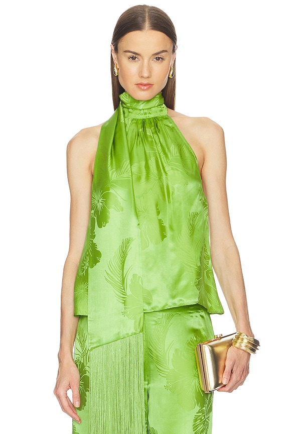 view 1 of 4 Martana Top in Kiwi Tropical