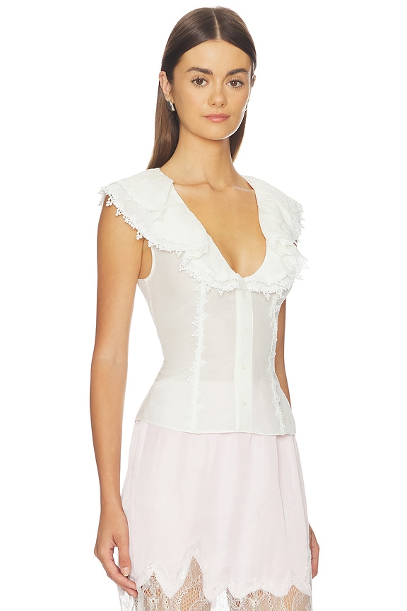 view 2 of 5 Myrth Top in White