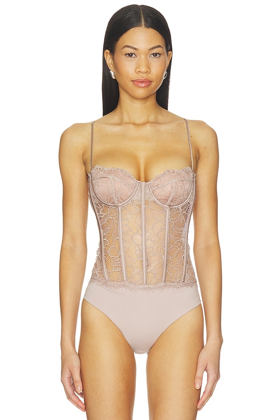view 2 of 6 Gale Bodysuit in Truffle