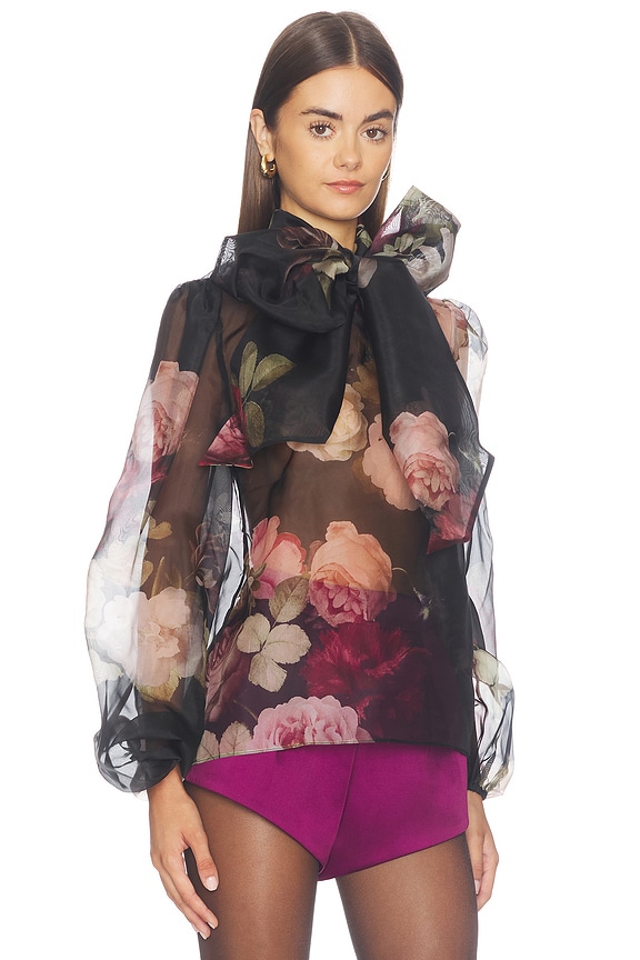 view 2 of 4 Peregrine Blouse in Noir Rose