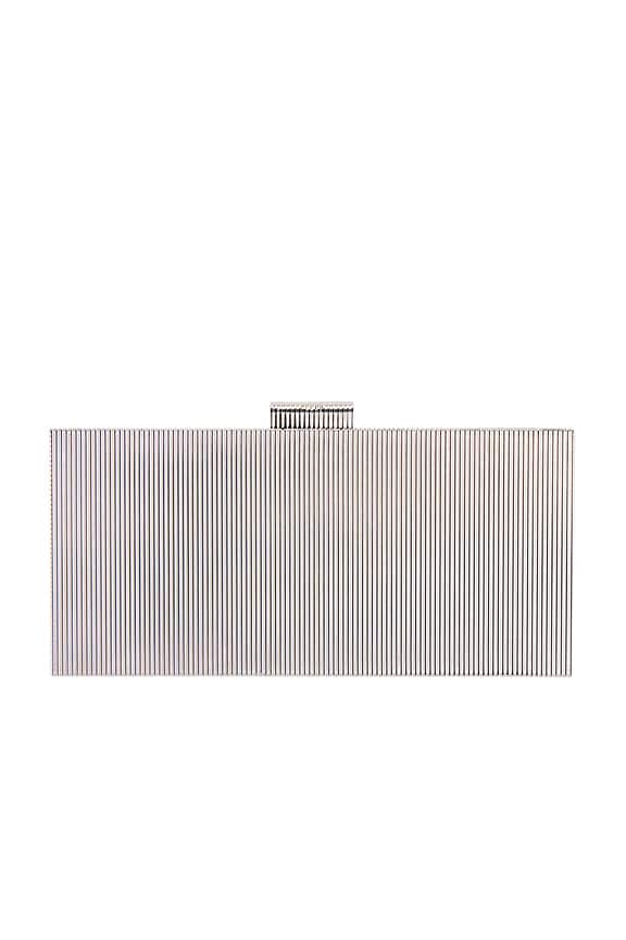 view 2 of 5 Milo Clutch in Silver Metal