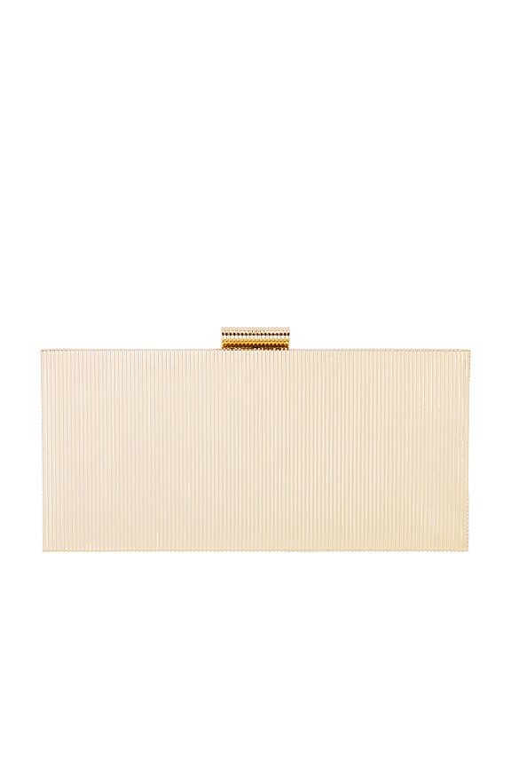 view 2 of 5 Milo Clutch in Gold Metal