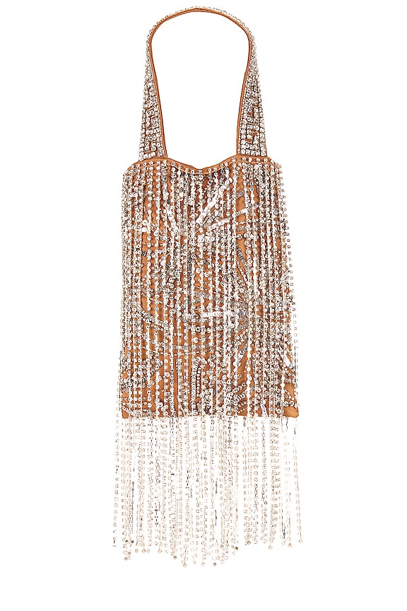 view 2 of 5 BOLSO AVERY in Nude & Silver