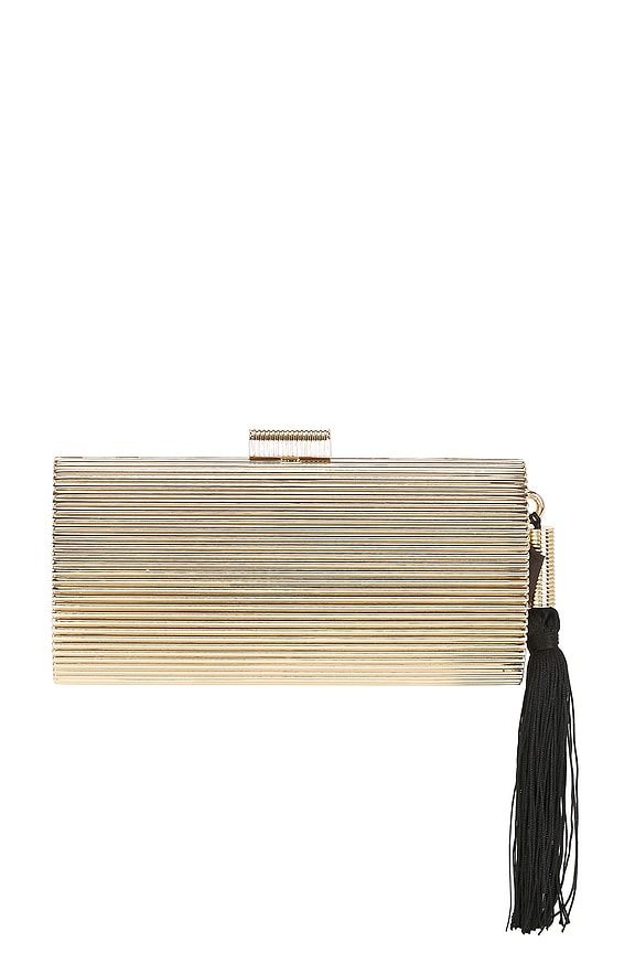 view 2 of 5 Amber Clutch in Gold