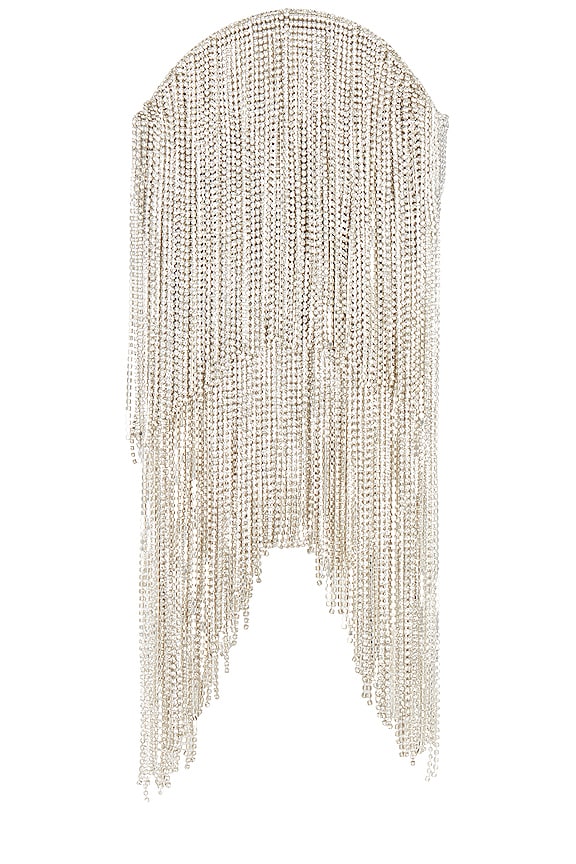 view 2 of 4 BOLSO DE CRISTAL TALIA in White & Silver