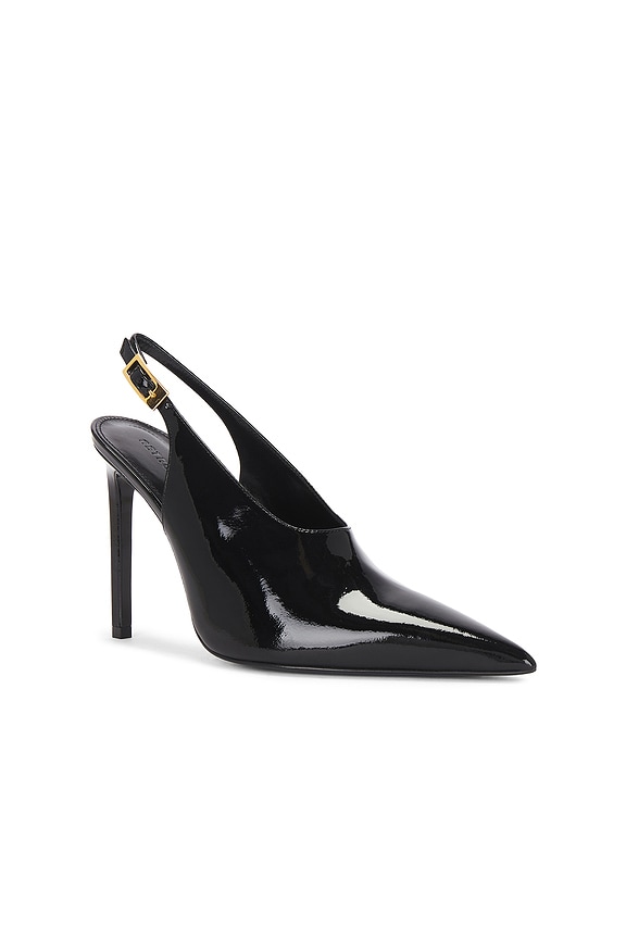 view 2 of 5 Celia Leather Slingback in Black