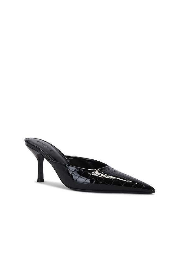 view 2 of 5 Francesca Kitten Mule in Black