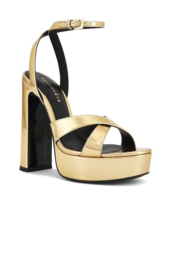 view 2 of 5 Melodia Platform Sandal in Gold