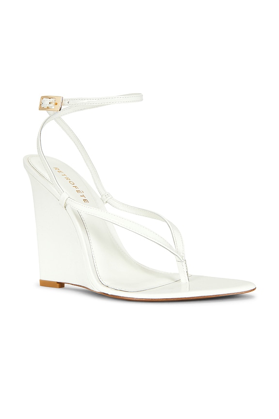 view 2 of 5 SANDALES NAMBY WEDGE in White