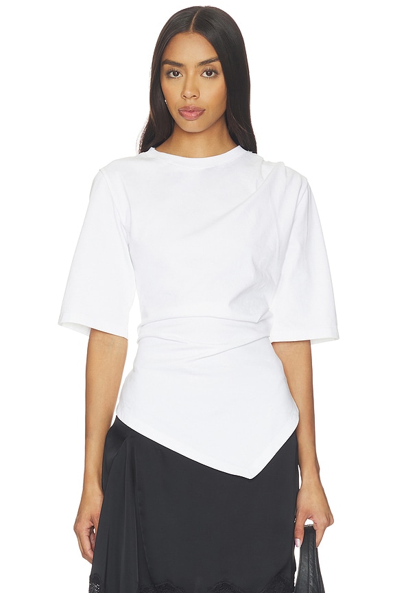 view 1 of 4 Reinvented Twisted T-shirt in Optic White