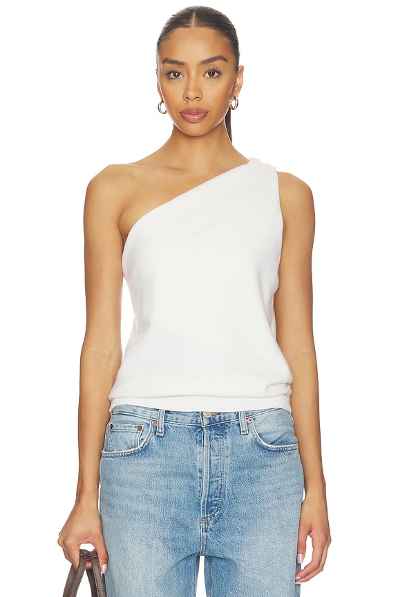 view 2 of 4 TOP DE PUNTO SCULPTURAL in Off White