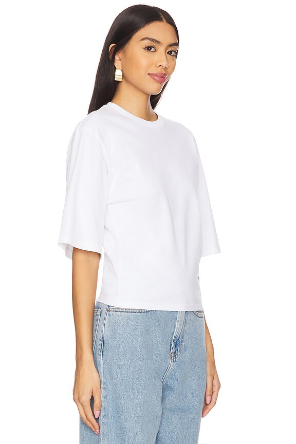 view 2 of 4 CAMISETA CON LOGO in Optic White