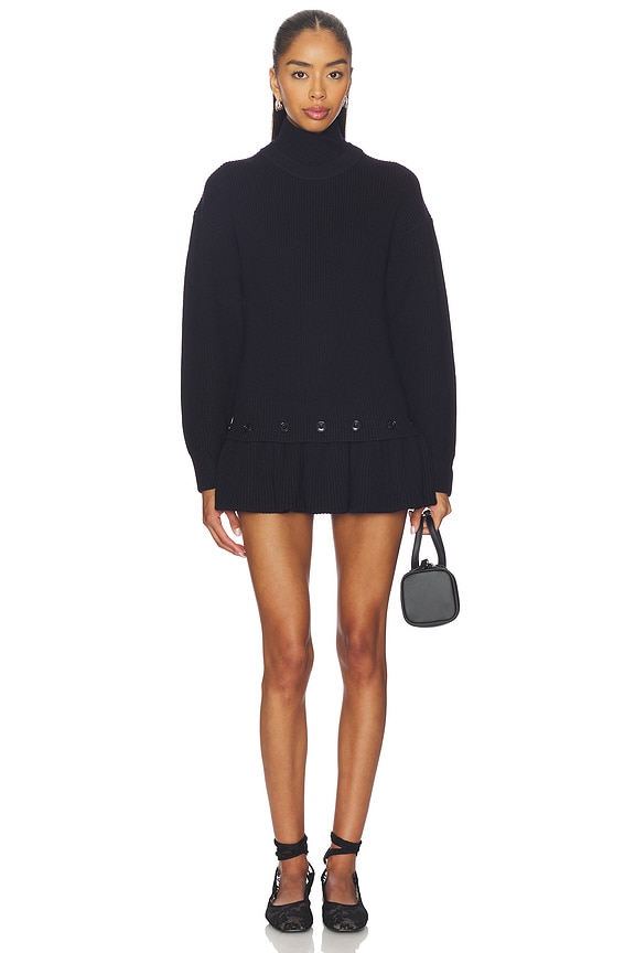 view 2 of 4 Detachable Peplum Knit in Dark Navy