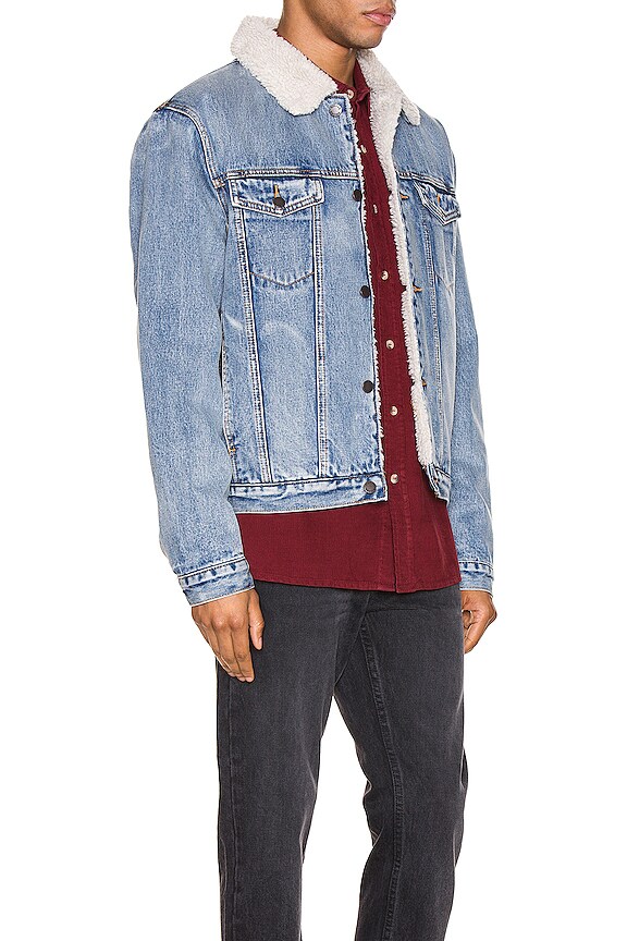 view 2 of 4 КУРТКА ИЗ ШЕПРЫ in Dust Blue