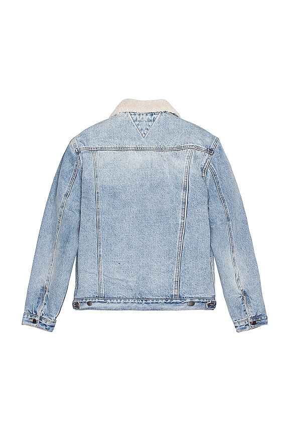 view 2 of 3 Denim Sherpa Jacket in Original Stone
