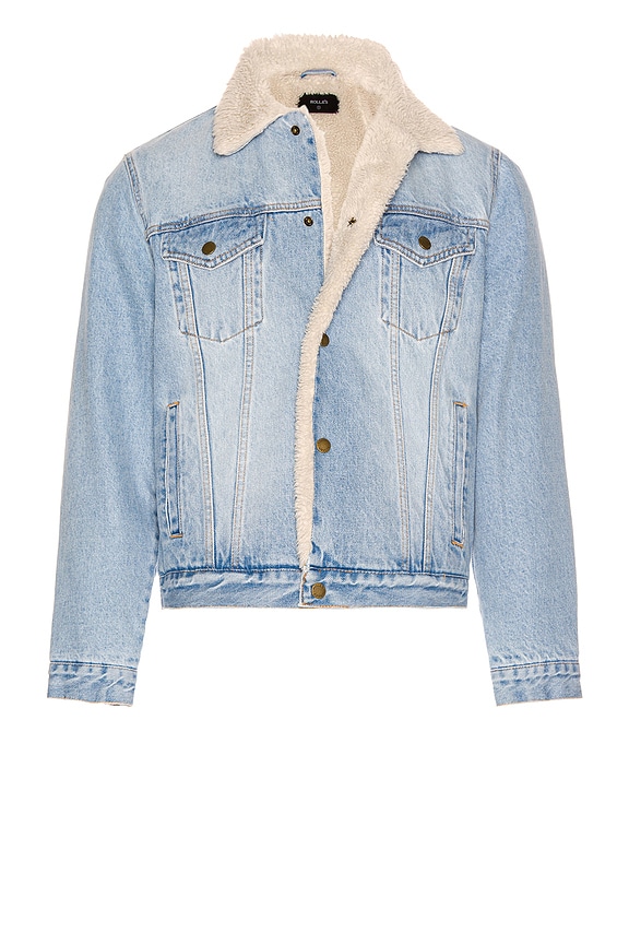 view 2 of 4 Denim Sherpa Stoner in Stone Blue