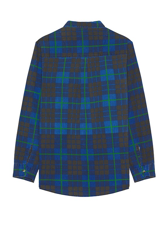 view 2 of 3 Men At Work Check Shirt in Blue