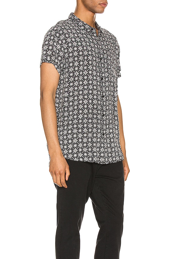 view 2 of 5 T-SHIRT MANCHES COURTES SUN WARRIOR in Black & White