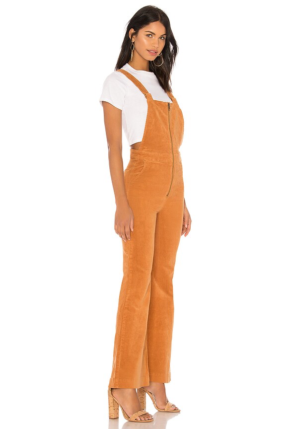 view 2 of 3 Eastcoast Flare Overall in Tan Cord