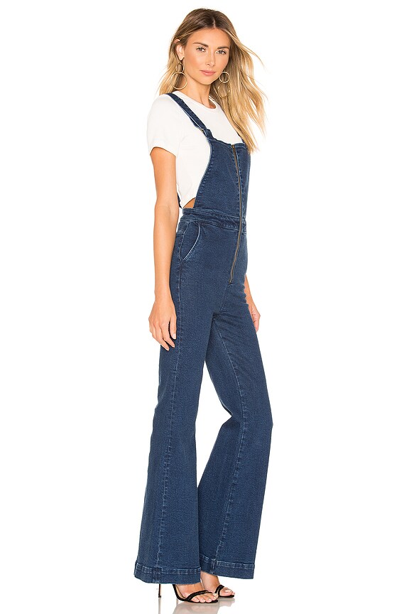 view 2 of 3 Eastcoast Flare Overall in French Blue