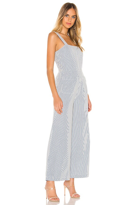 view 2 of 3 Sailor Stripe Jumpsuit in Blue & White