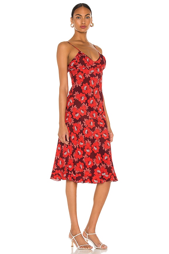 view 2 of 3 ROBE SHELLEY DATURA in Raspberry