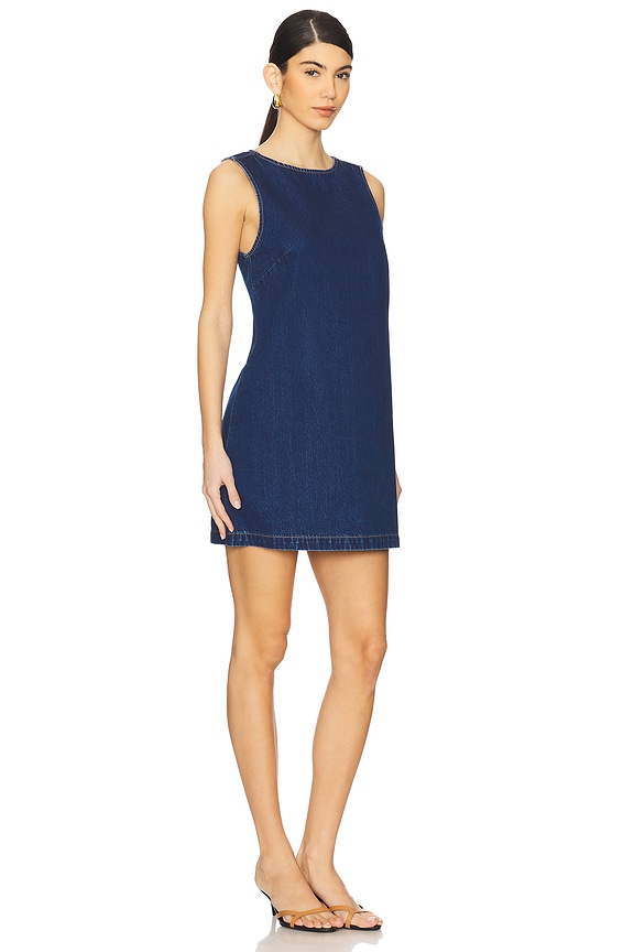 view 2 of 3 Shift Dress in Deep Blue