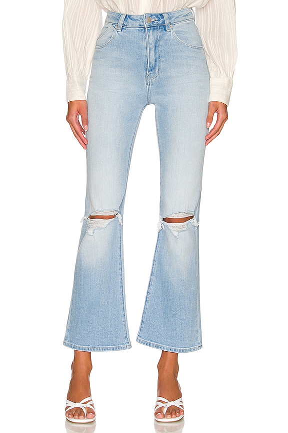 view 1 of 4 Dusters Bootcut Crop Jean in Bluebird