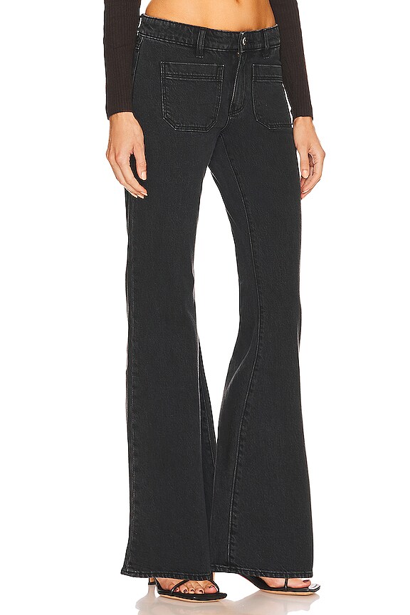 view 2 of 4 SAILOR フレアレッグ in Washed Black