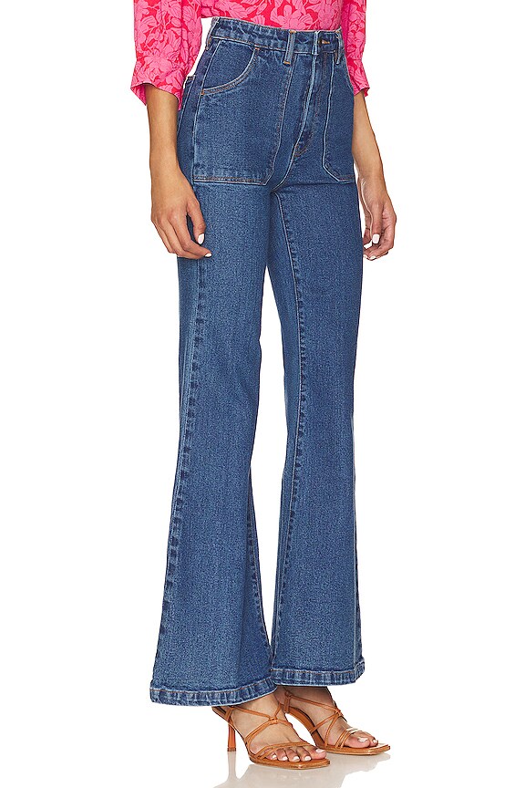 view 2 of 4 Eastcoast Flare in Organic Dark Blue