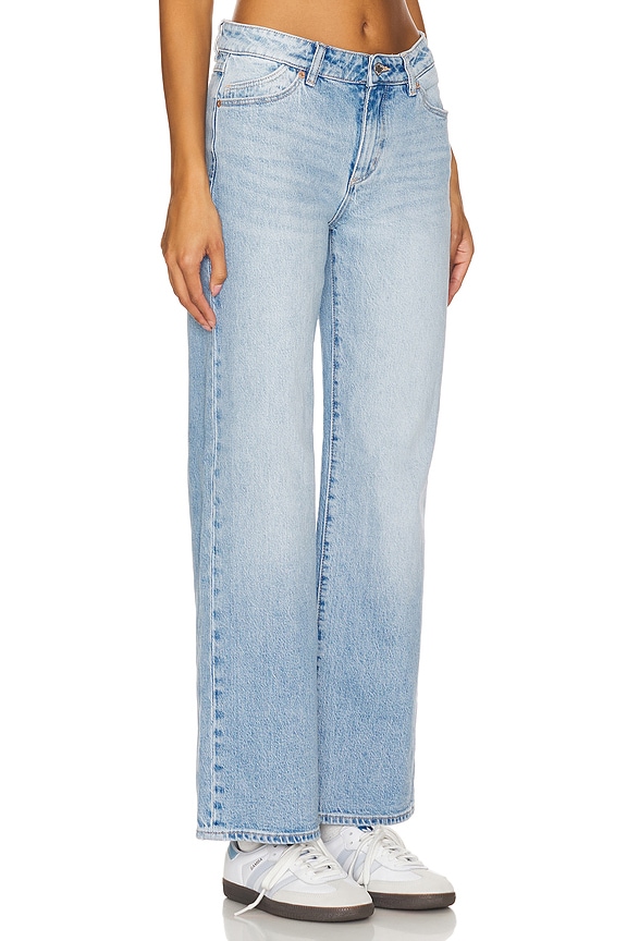view 2 of 6 Heidi Low Wide Leg Jeans in Susnshine