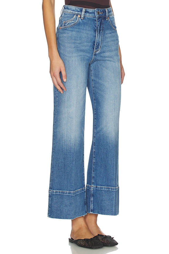 view 2 of 6 Sailor Scoop Straight Jeans in Iris Blue