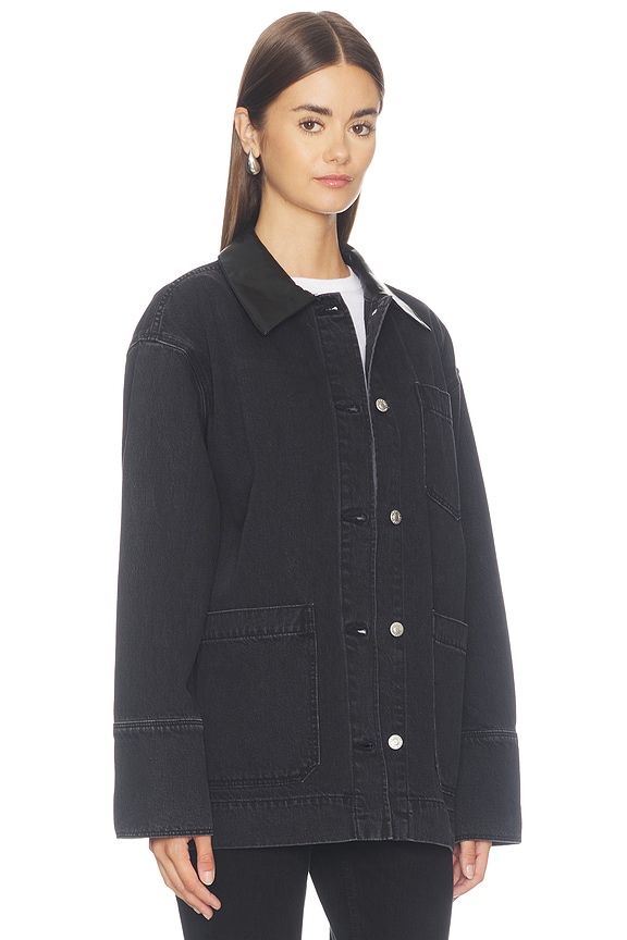 view 2 of 5 Denim Chore Jacket in Mercer Black