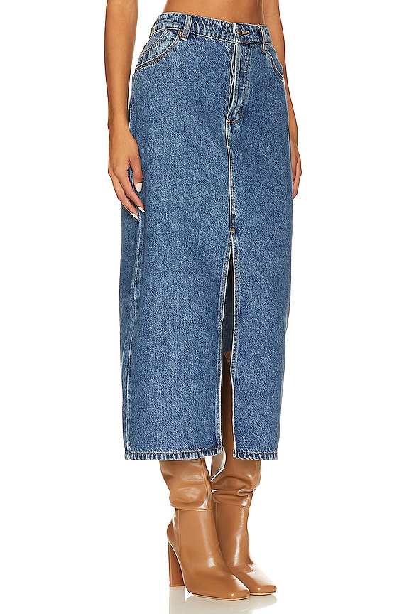 view 2 of 4 Chicago Skirt in Mid Vintage Blue