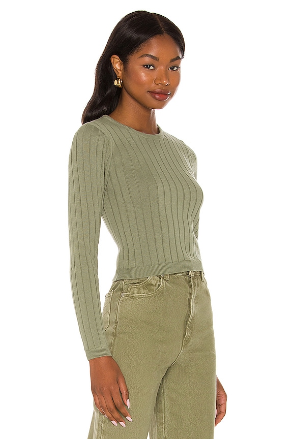 view 2 of 4 Jane Knit Tee in Fern