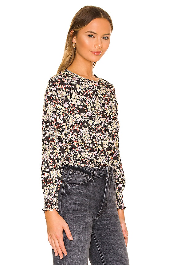 view 2 of 4 Olivia Jade Floral Blouse in Black