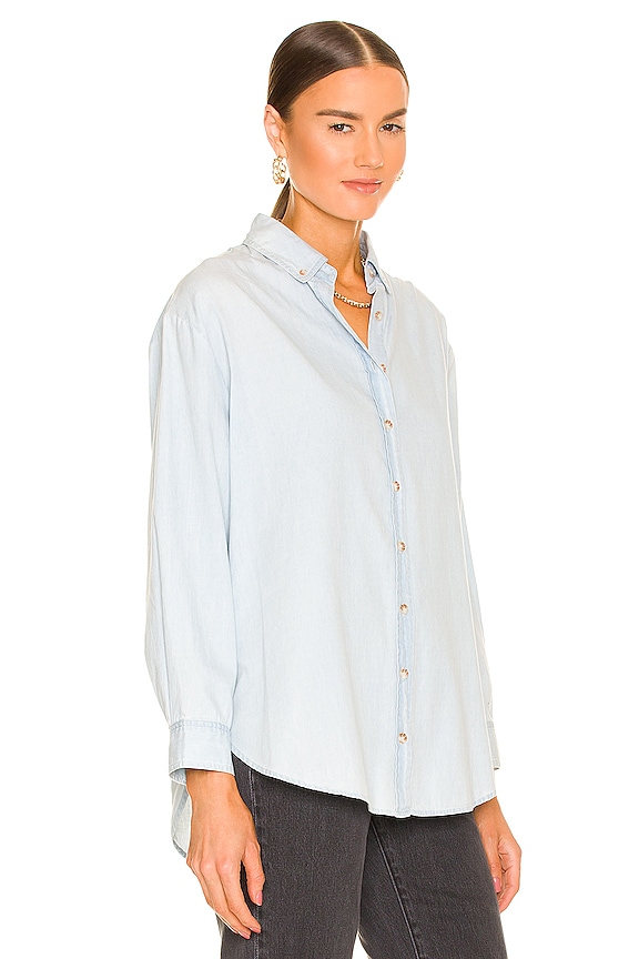 view 2 of 4 Super Slouch Shirt in Light Blue