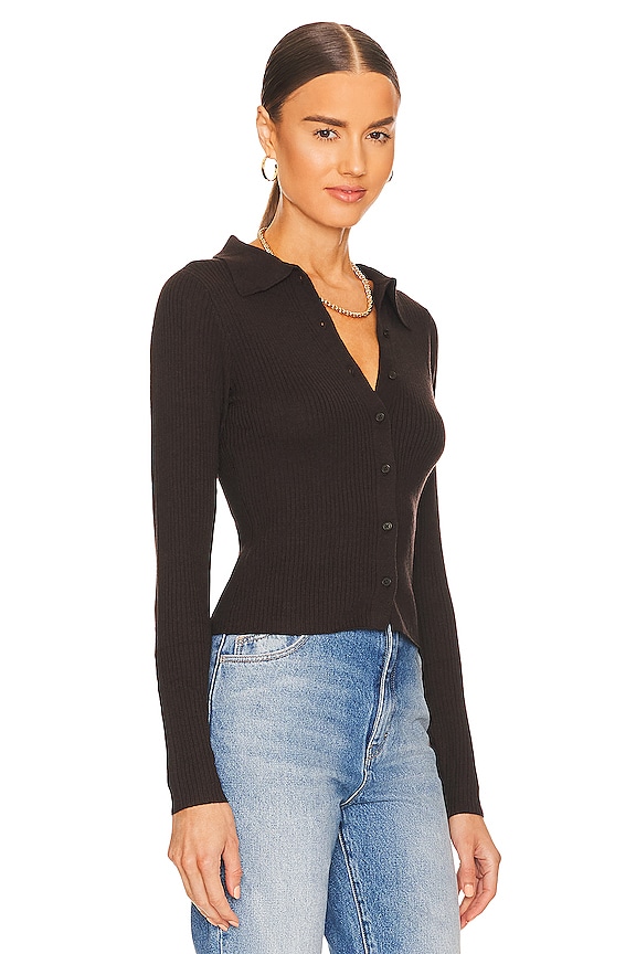 view 2 of 4 X Phoebe Tonkin Caroline Top in Espresso