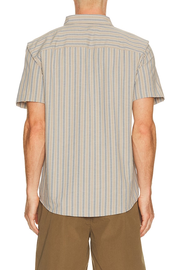 view 2 of 5 CAMISA in Teak Brown Vintage Stripe