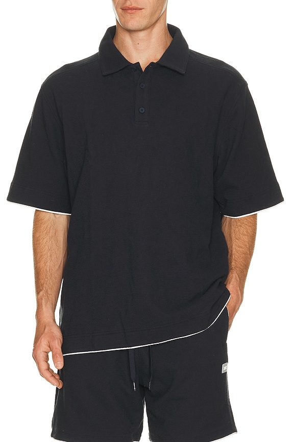 view 1 of 4 Seaside Terry Polo in True Navy