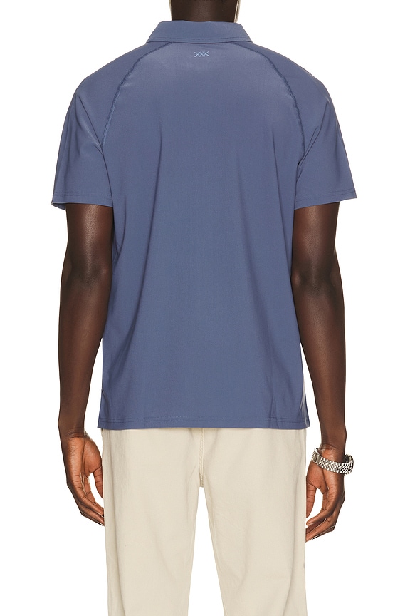 view 2 of 4 Regatta Pique Polo in Vintage Indigo