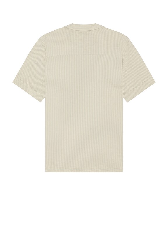 view 2 of 4 Big Easy Seersucker Camp Collar Shirt in Stone