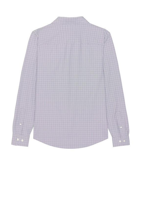 view 2 of 5 Slim Fit State Of Mind Shirt in Blue Pearl Houndstooth