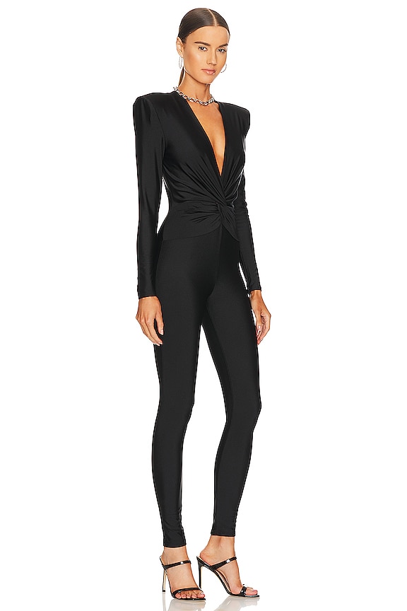 view 2 of 3 Ezra Jumpsuit in Lux Spandex Black