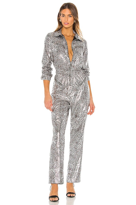 view 1 of 4 Ozzy Jumpsuit in Silver