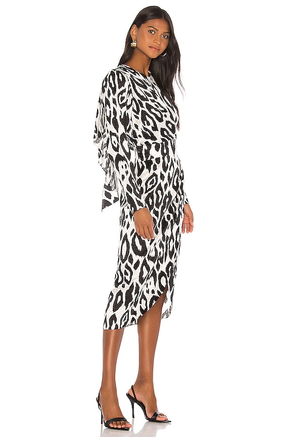 view 2 of 3 VESTIDO JADE in Black & White