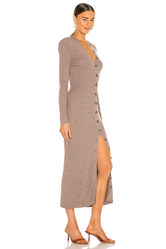 view 2 of 3 Vianne Knit Dress in Walnut
