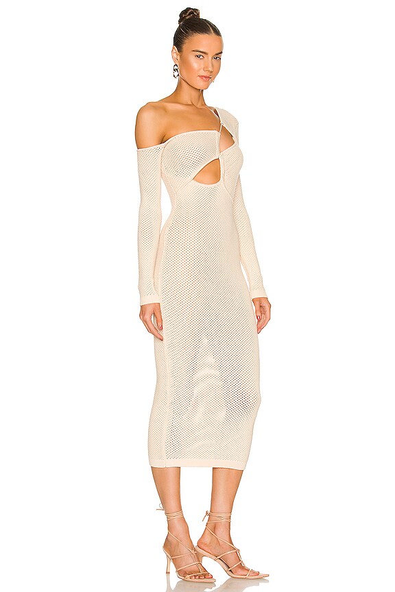 view 2 of 3 Rosemary Knit Dress in Cream